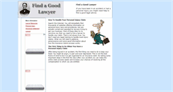 Desktop Screenshot of find-a-good-attorney.com