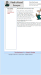 Mobile Screenshot of find-a-good-attorney.com
